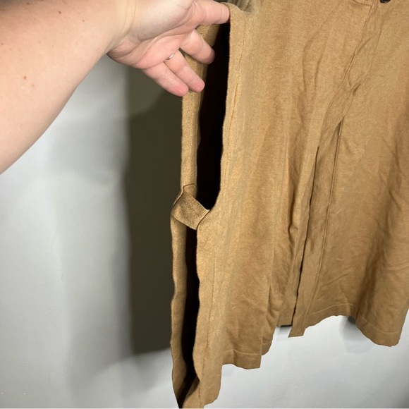 Banana‎ Republic factory sweater cape open front caramel color size XS/S - Picture 3 of 9